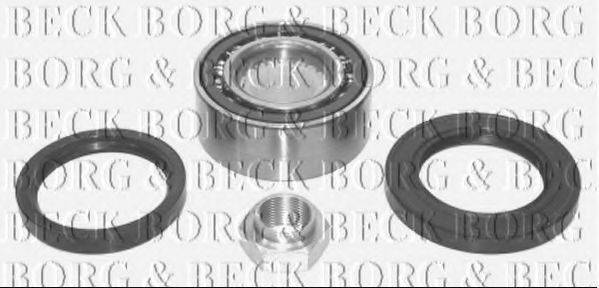 BORG & BECK BWK165 Комплект підшипника маточини колеса