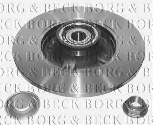BORG & BECK BWK1051 Комплект підшипника маточини колеса