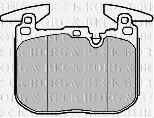 BORG & BECK BBP2377 Комплект гальмівних колодок, дискове гальмо