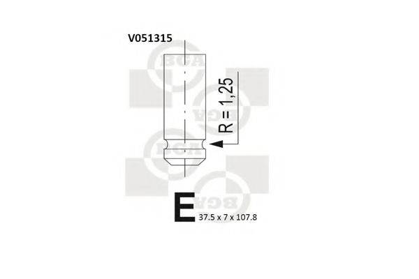 FAI AUTOPARTS IV51315 Впускний клапан