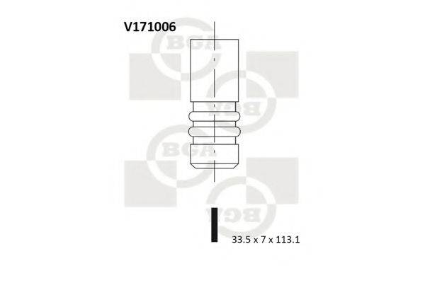 BGA V171006 Впускний клапан