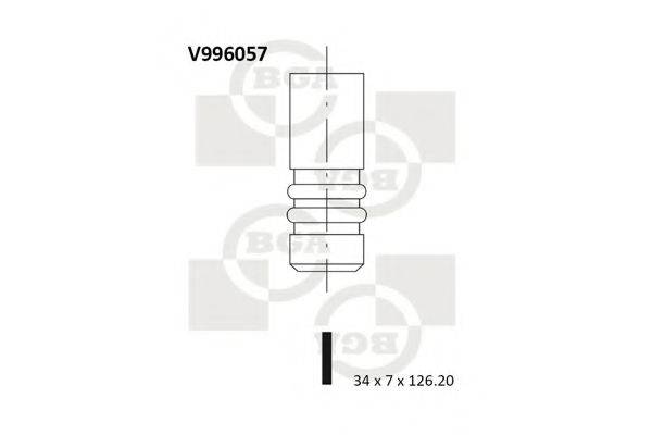 BGA V996057 Впускний клапан