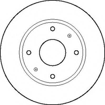 BRAKE ENGINEERING DI951110 гальмівний диск