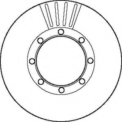 BERAL BCR131A гальмівний диск