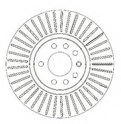 HP (ZEBRA) 58169 гальмівний диск
