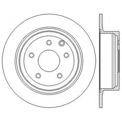 BRAKE ENGINEERING DI956642 гальмівний диск