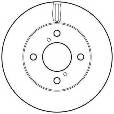 JURID 562674JC гальмівний диск