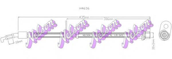 BROVEX-NELSON H4636 Гальмівний шланг