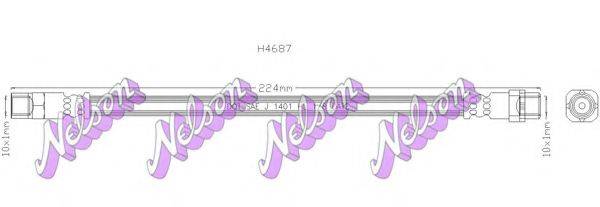 BROVEX-NELSON H4687 Гальмівний шланг