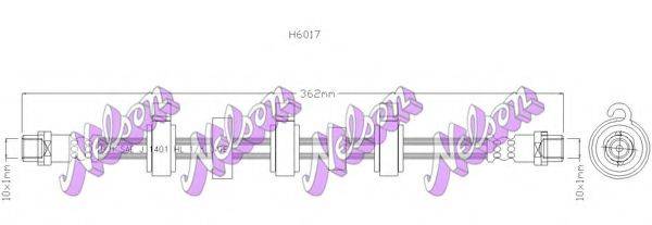 BROVEX-NELSON H6017 Гальмівний шланг