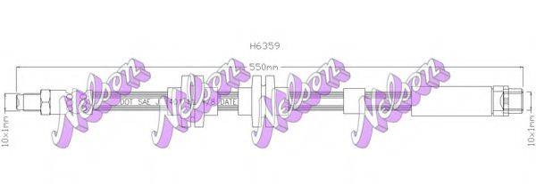 BROVEX-NELSON H6359 Гальмівний шланг