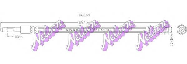 BROVEX-NELSON H6669 Гальмівний шланг