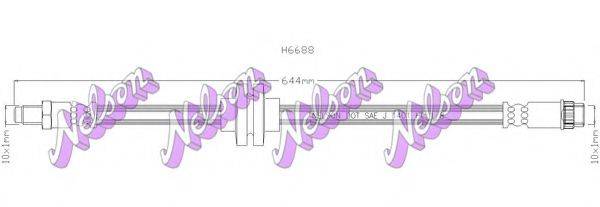 BROVEX-NELSON H6688 Гальмівний шланг