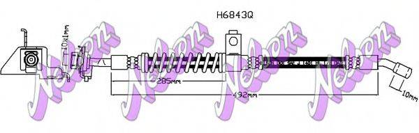 BROVEX-NELSON H6843Q Гальмівний шланг