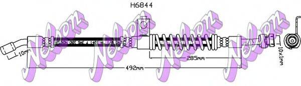 BROVEX-NELSON H6844 Гальмівний шланг