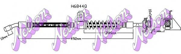 BROVEX-NELSON H6844Q Гальмівний шланг