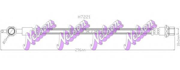 BROVEX-NELSON H7221 Гальмівний шланг