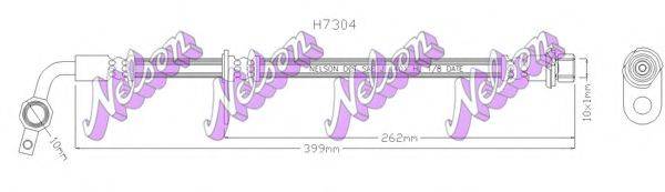 BROVEX-NELSON H7304 Гальмівний шланг
