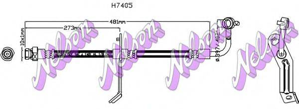 BROVEX-NELSON H7405 Гальмівний шланг