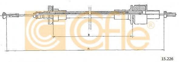 FIRST LINE FKC1138 Трос, управління зчепленням