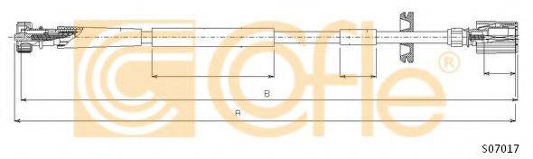 COFLE S07017 Трос спідометра