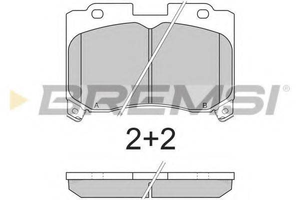 BREMSI BP2740