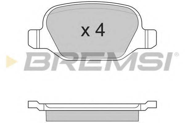 BREMSI BP2891