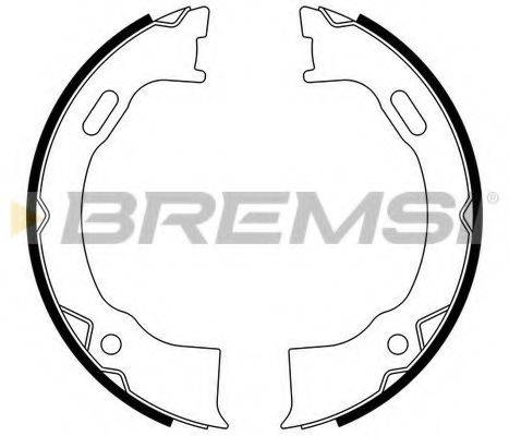 BREMSI GF0428 Комплект гальмівних колодок, стоянкова гальмівна система