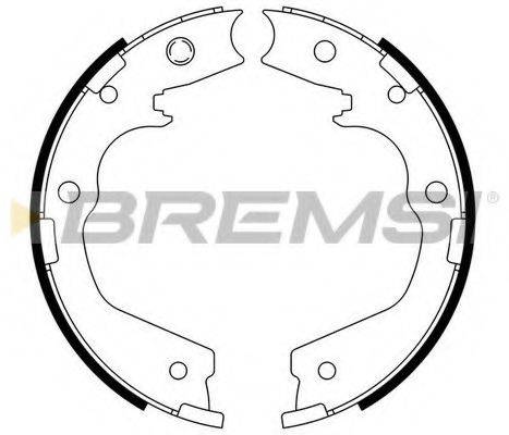 BREMSI 2757 Комплект гальмівних колодок, стоянкова гальмівна система