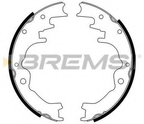 BREMSI 2788 Комплект гальмівних колодок