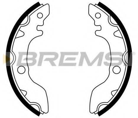 BREMSI GF0887 Комплект гальмівних колодок