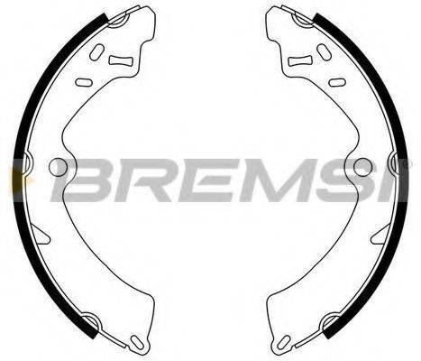 BREMSI 2903 Комплект гальмівних колодок