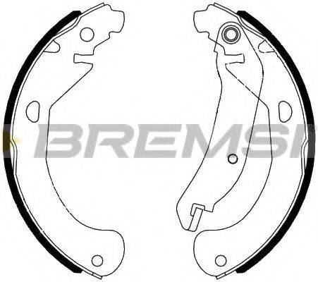BREMSI GF4795 Комплект гальмівних колодок