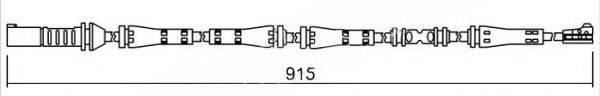 BREMSI WI0685 Сигналізатор, знос гальмівних колодок