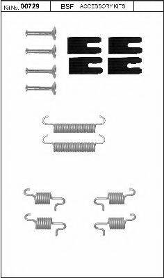 BSF 729 Комплектуючі, стоянкова гальмівна система