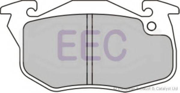 EEC BRP0920 Комплект гальмівних колодок, дискове гальмо