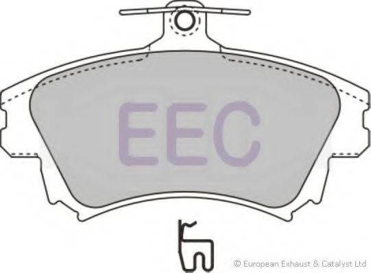 EEC BRP1084 Комплект гальмівних колодок, дискове гальмо