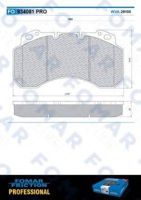 FOMAR FRICTION FO 934081