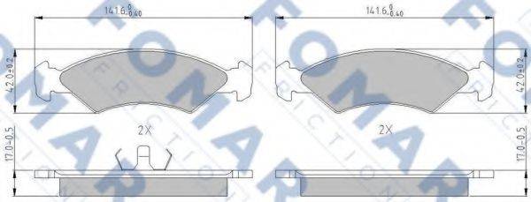 FOMAR FRICTION FO 421881