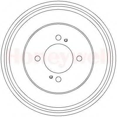 BENDIX 329324 Гальмівний барабан