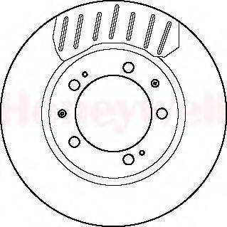 BENDIX 561756B гальмівний диск