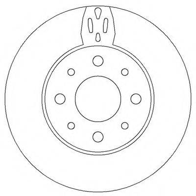 BENDIX 562296B гальмівний диск