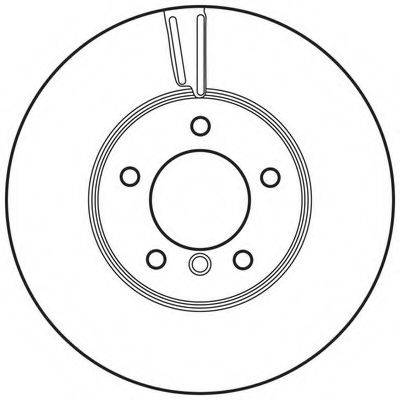 BENDIX 562618BC гальмівний диск