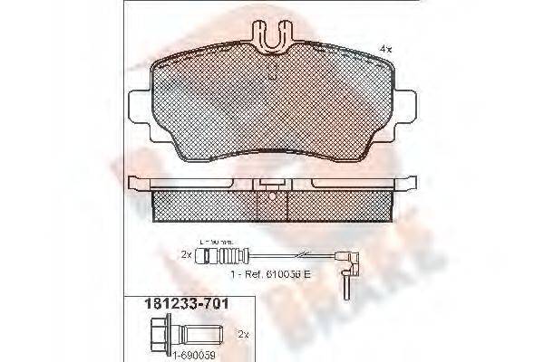 R BRAKE RB1233-701