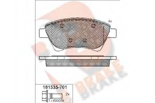 R BRAKE RB1535-701