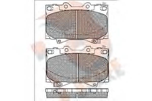 R BRAKE RB1723