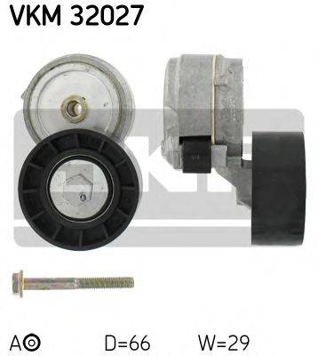 SKF VKM32027 Натяжний ролик, полікліновий ремінь