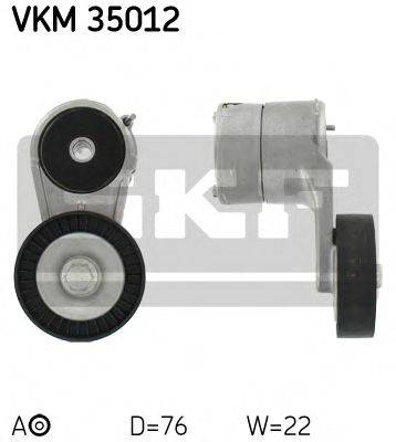 SKF VKM35012 Натяжний ролик, полікліновий ремінь