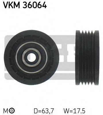 SKF VKM36064 Натяжний ролик, полікліновий ремінь