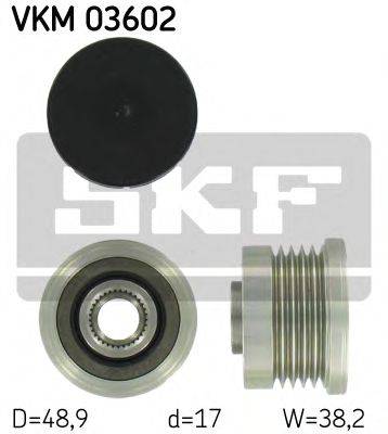 SKF VKM03602 Механізм вільного ходу генератора